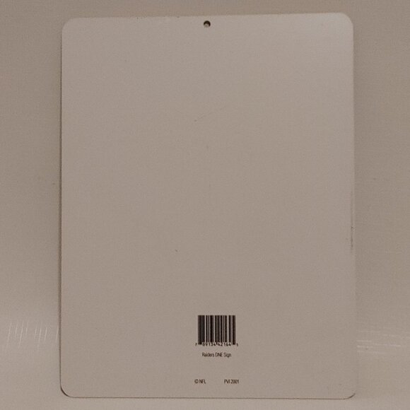 RETRO OAKLAND RAIDERS ROOM SIGN Do Not Enter RAIDERS Players ONLY NFL - Picture 2 of 4